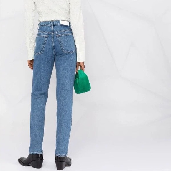 RE/DONE 70s Straight Leg crystal-embellished Jeans orig $515 size 25 - Picture 8 of 8